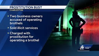 Tips about massage parlors lead to prostitution stings in Charleston, South Carolina, police say