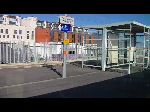 Onboard an 8300 Class Dart Train - Clongriffin Station