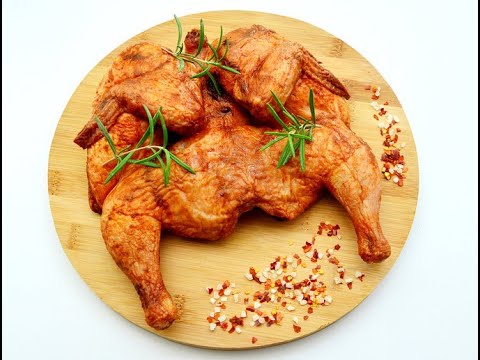 Цыпленок табака от Луча ( chicken tapaka on the grill )