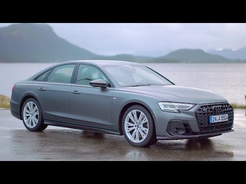 New Audi A8 S Line Facelift 2022 (60 TFSI Quattro) | Daytona Grey Matte | Driving, Ext & Int
