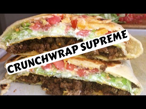 Taco Bell Crunch Wrap Supreme Recipe - copy cat recipe