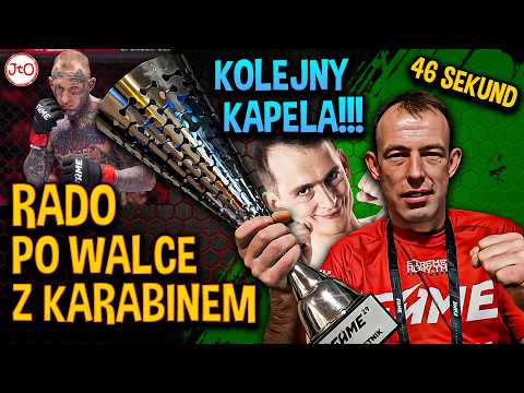 46 SEKUND w OKTAGONIE - RADO po PRZEGRANEJ WALCE z KARABINEM "SPANIKOWAŁEM! NASTĘPNY - JAŚ KAPELA!"