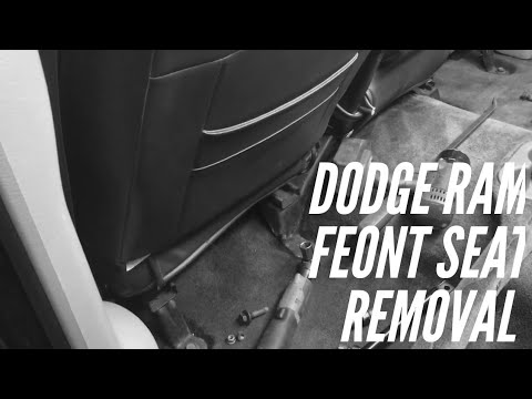 Dodge ram front seat removal
