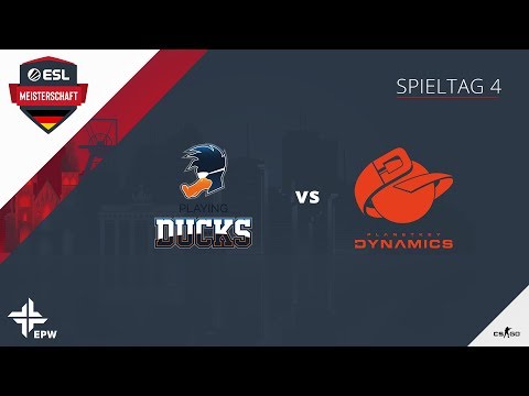 CS:GO - Playing Ducks vs. Planetkey Dynamics - ESL Sommermeisterschaft 2019 - Tag 4 - Dust II/Train