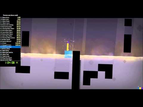 Thomas was Alone Full Game Speedrun 1:42:05