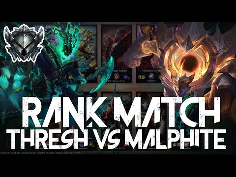 Malphite Support vs Thresh - Silver I Road to Gold Division
