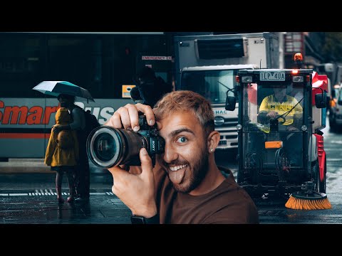 Street Photography In The Rain - POV