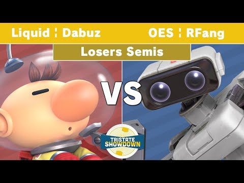 Tristate Showdown - Dabuz (Olimar) Vs. RFang (ROB/Pichu) - Losers Semis - Smash Ultimate