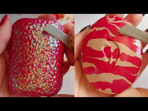 Soap Carving ASMR Relaxing Sounds no talking Satisfying ASMR Video #asmrseife #asmrzeep #soapcubes