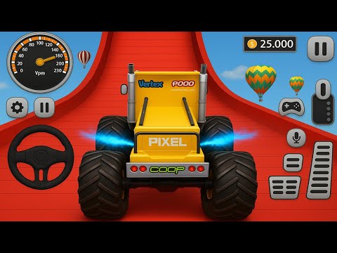 Monster Truck Mega Ramp Extreme Racing - Monster Truck Mega Ramp Racing - Android Gameplay 