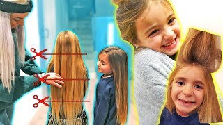 El PRIMER CORTE de PELO de Gisel & Claudia!!! ItarteVlogs