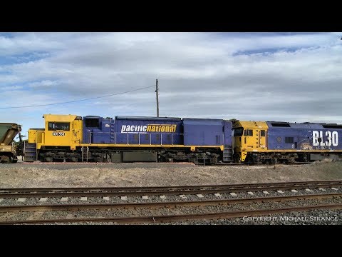 7731V Pacific National Grain Train - PoathTV Australian Railways
