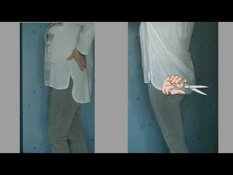 Feine Boho Bluse kürzen, säumen