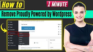 How to remove proudly powered by wordpress 2024