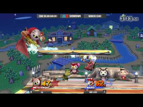 Come on and Ban #61 - Winner Semis: Ito (Meta Knight) vs NME|Xzax (Mario)