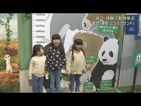 YouTube Video 遊びや体験を通して動物について学ぶ「学ぼう！動物の世界どうぶつランド」が３月８日まで開催　静岡・道の駅富士川楽座