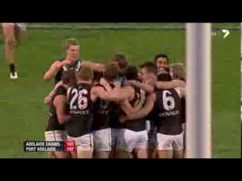 Adelaide v Port Adelaide - Final two minutes
