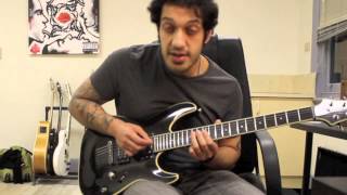 How to play &#39;Parallels&#39;  by As I Lay Dying Guitar Solo Lesson