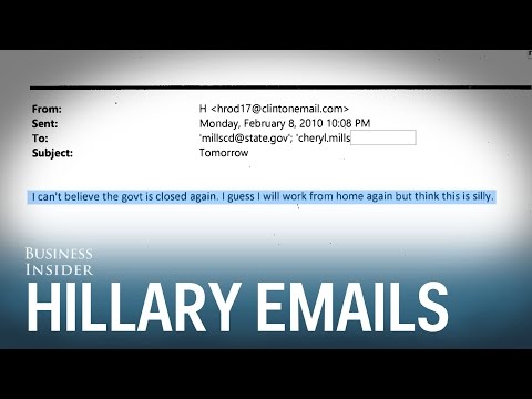 Hillary Clinton's released emails