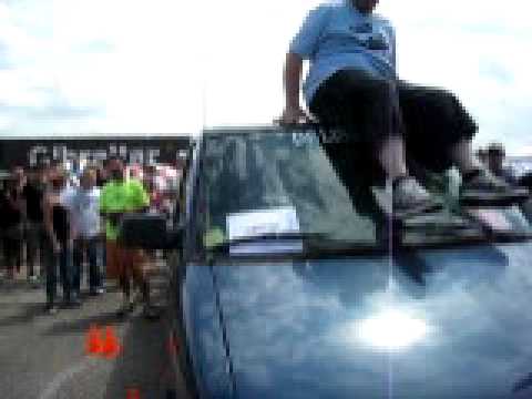 Steve Mick Breaking glass at Taylor 2x DB DRAG MICHIGAN ! THE BEST SHOW AROUND!!!!