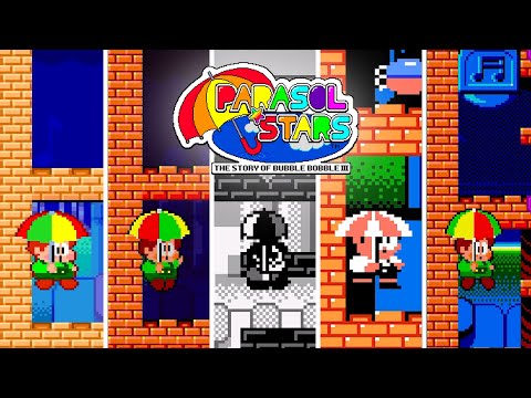 Parasol Stars - The Story of Bubble Bobble III - Versions Comparison (HD 60 FPS)