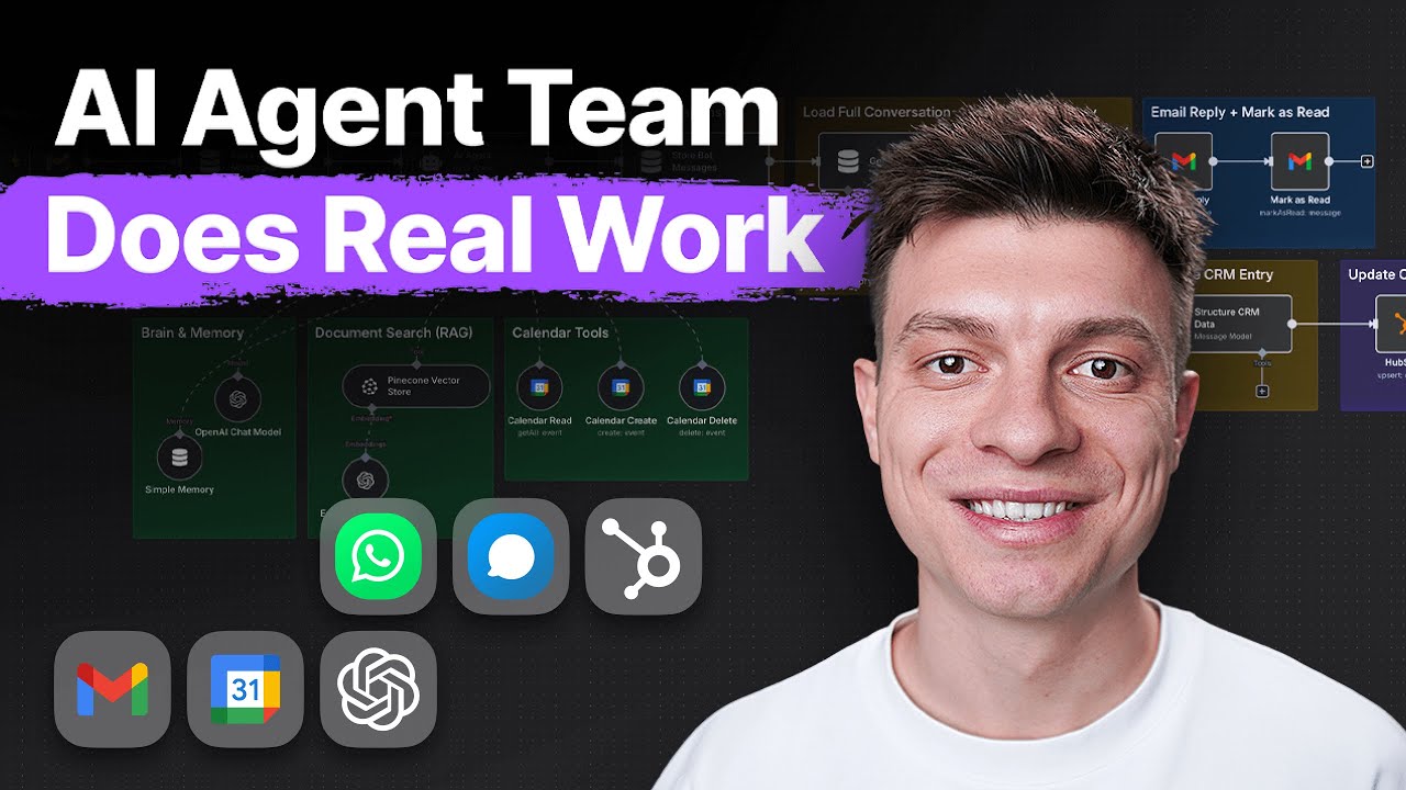 Build a Team of AI Agents Businesses Actually Use (n8n, free templates)
