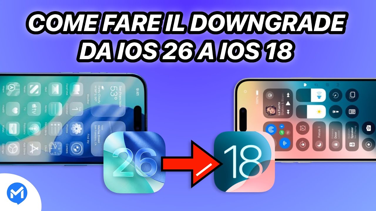 Downgrade da iOS 26 a iOS 18