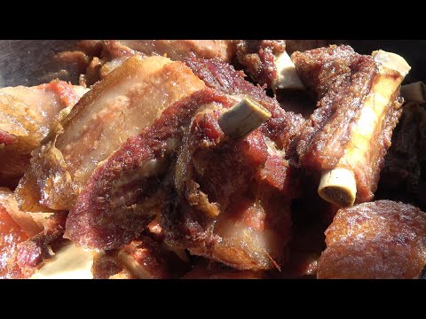 Cómo Hacer Chicharrones de CHANCHO en Campo 🐷 Receta Fácil y Rápida