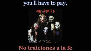 Death SS - Heavy Demons - Lyrics / Subtitulos en español (Nwobhm) Traducida