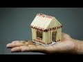 How To Make A Matchstick House Beautiful Craft Art And Craft