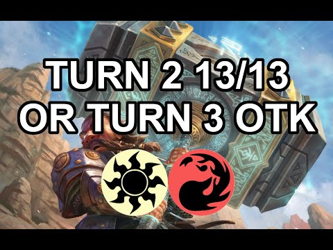 WARRIOR EQUIP TURN 3 KILL COMBO - MTG Arena - Original Decks - Historic