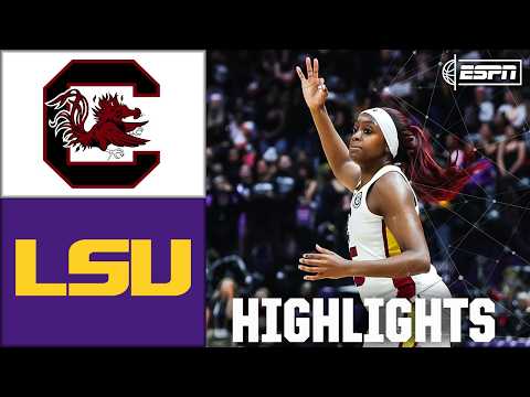 South Carolina Gamecocks vs. LSU Tigers | Full Game Highlights | ESPN College Basketball