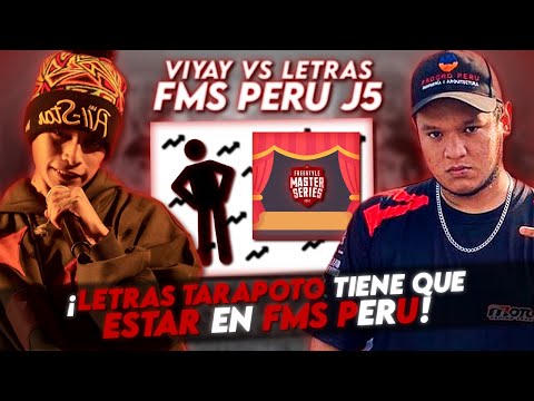 ¡LETRAS TARAPOTO TIENE QUE ESTAR EN FMS PERÚ! | VIJAY VS LETRAS FMS PERÚ J5