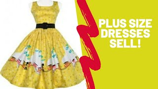 What Sold On eBay?  Plus Sizes Dresses Sell!