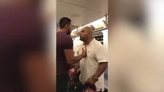 Misunderstanding in the subway with MMA-trained person!