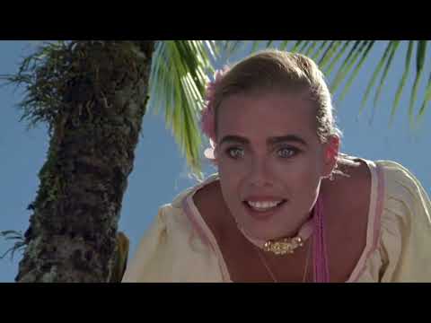 Margaux Hemingway braless in a sheer wet dress—“Killer Fish” pool scene (1979), 720p