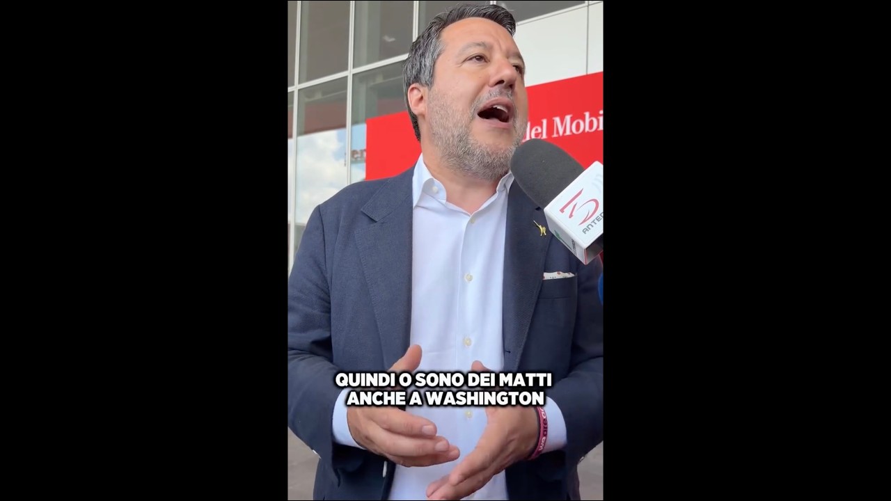 SALVINI: "GAS RUSSO? A WASHINGTON SONO MATTI O DORMONO A BRUXELLES?"