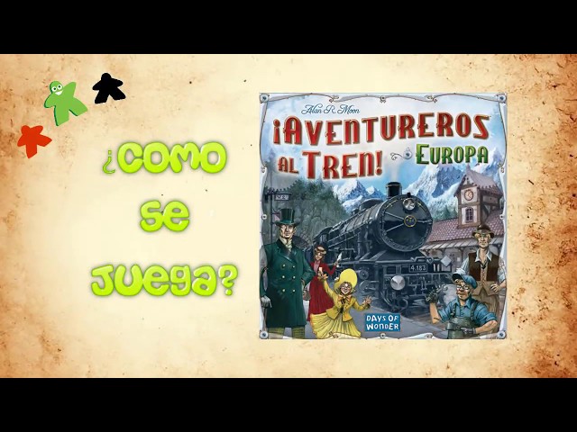 Vídeo relacionado con Asmodee ¡Aventureros al Tren! Europa Juego de Mesa, Embárcate en una Aventura ferroviaria por Toda Europa, A Partir de 8 Años, De 2 a 5 Jugadores, De 30 a 60 Minutos por Partida, Español