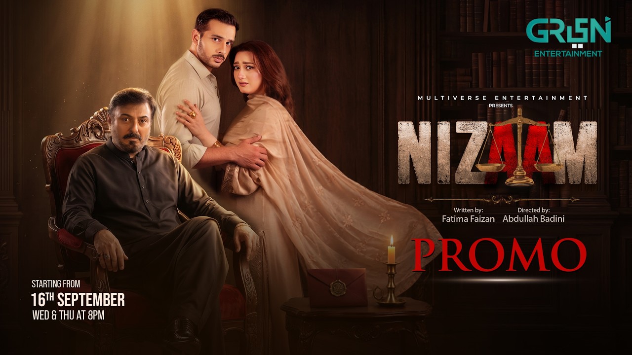 Launch Promo | Nizaam | Starting From "16th September" Wednesday & Thursday At 8:00 PM On Green TV