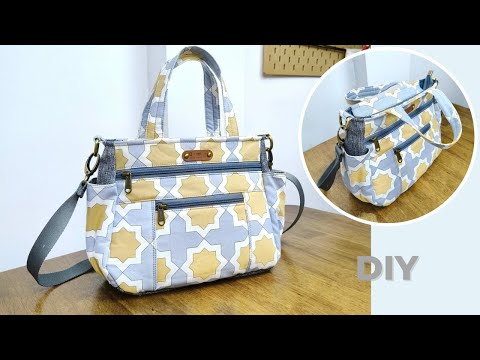 How To Make Tote Bag With Pockets | DIY Tote Bag With Pockets