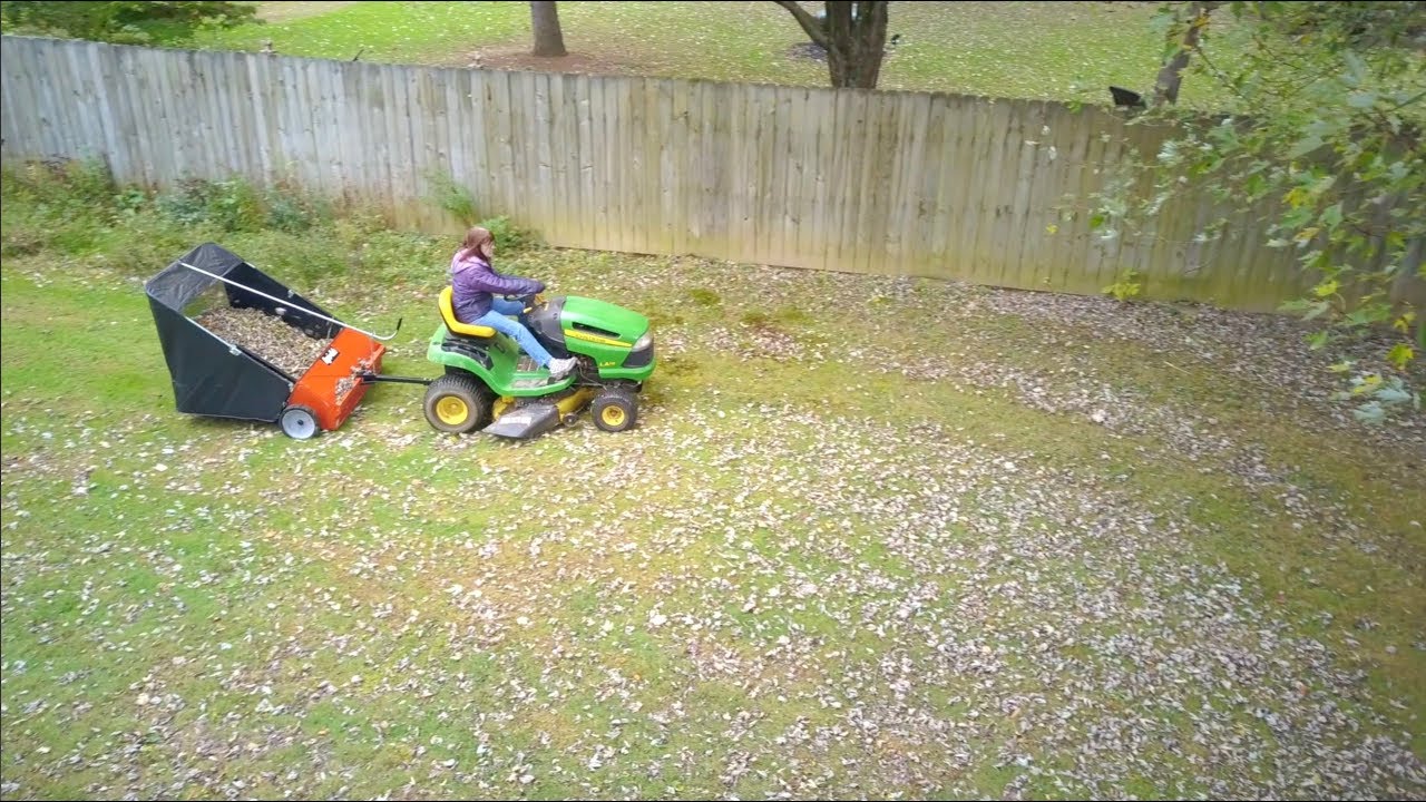 Make Like A Tree.... Agri-Fab Lawn Sweeper: Assembly, use, and review