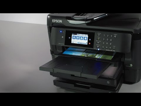 Loading oversized paper into your Epson wf7720 