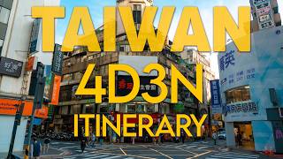 TAIPEI TAIWAN 4 Days 3 Nights Itinerary in less than 6 minutes | 4D3N Taipei Summary Vlog 2026