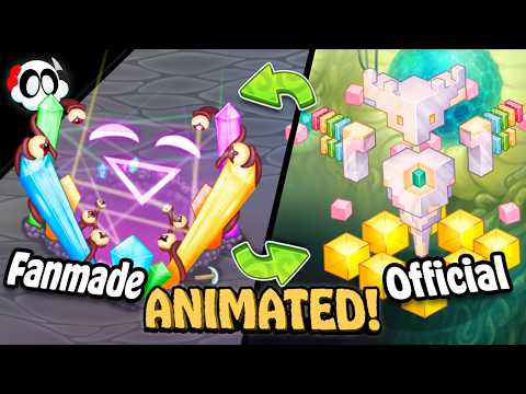 My Singing Monsters - If the OFFICIAL and FANMADE Crystal Quads SWAPPED Sounds!!! [ANIMATED]
