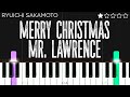 Ryuichi Sakamoto - Merry Christmas Mr. Lawrence | EASY Piano Tutorial