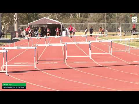 Girls U16 300m Hurdles Final: 2023-24 State Track and Field Championships