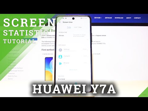 How to Check Total Screen Time on HUAWEI Y7A – Verify Display Time
