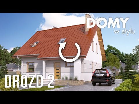 Projekt domu DROZD 2 - widok 360º