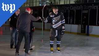 Behind the scenes: Ovechkin&#39;s slap shot