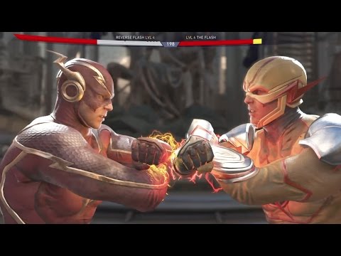 INJUSTICE 2 REVERSE FLASH VS. THE FLASH GAMEPLAY